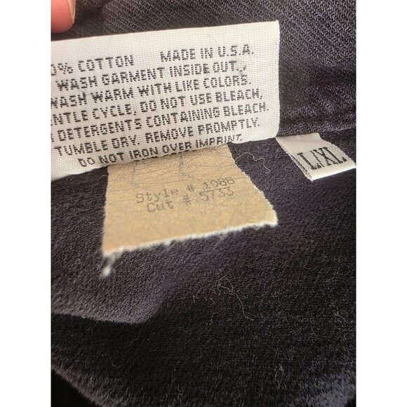 By Taylor Y2K Celestial Moon Sun Sweatshirt Unisex L/XL Black Drawstring Pullove - Picture 7 of 9